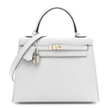 Epsom Kelly Sellier 25 Gris Platine