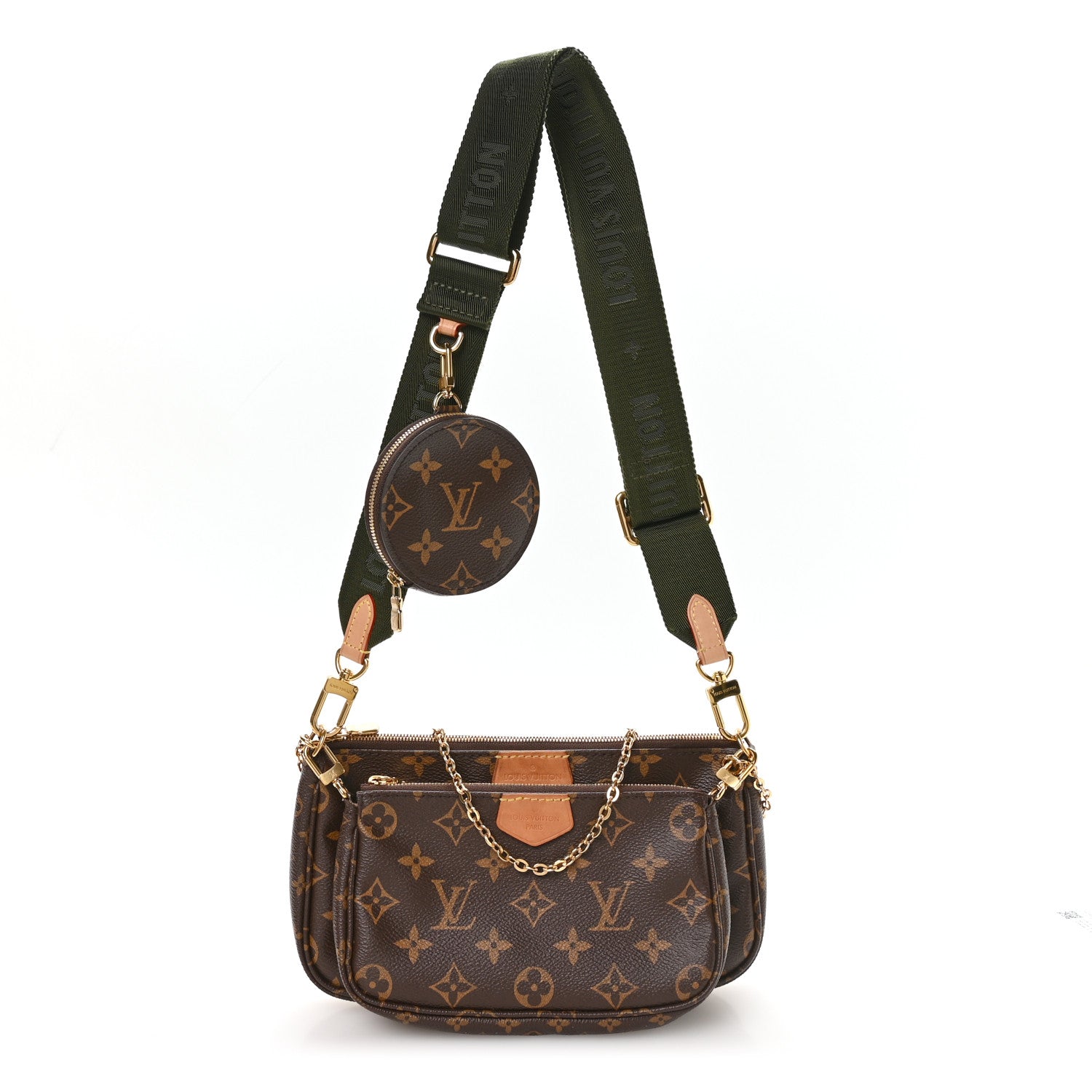 Monogram Multi Pochette Accessories Kaki