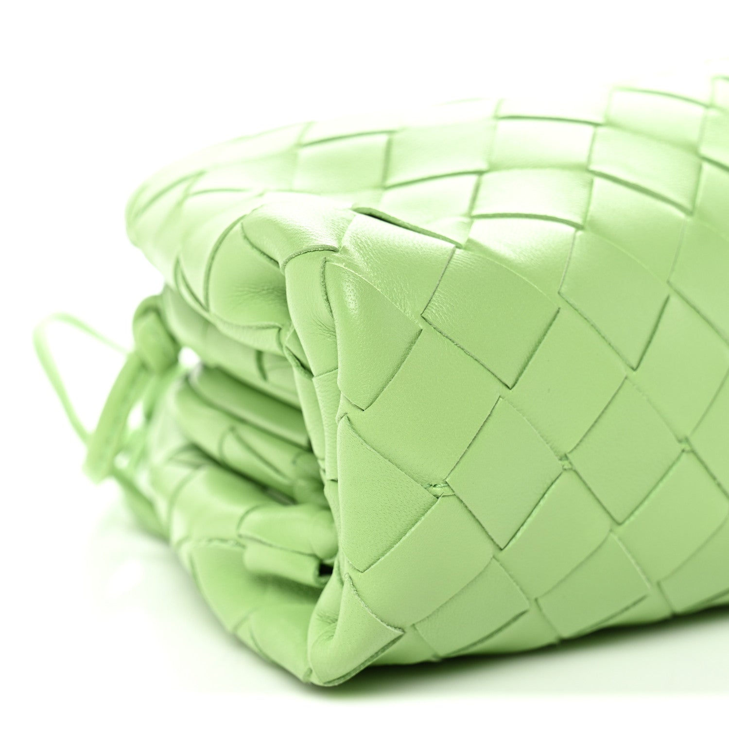 Nappa Intrecciato The Mini Pouch Pistachio