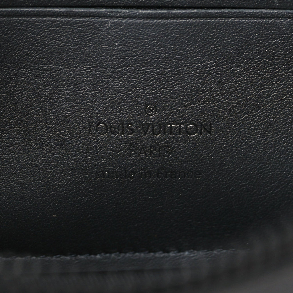 Calfskin Aerogram Alpha Wearable Wallet Black