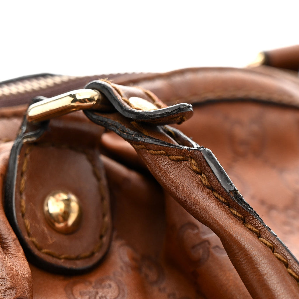 Guccissima Medium Sukey Tote Brown