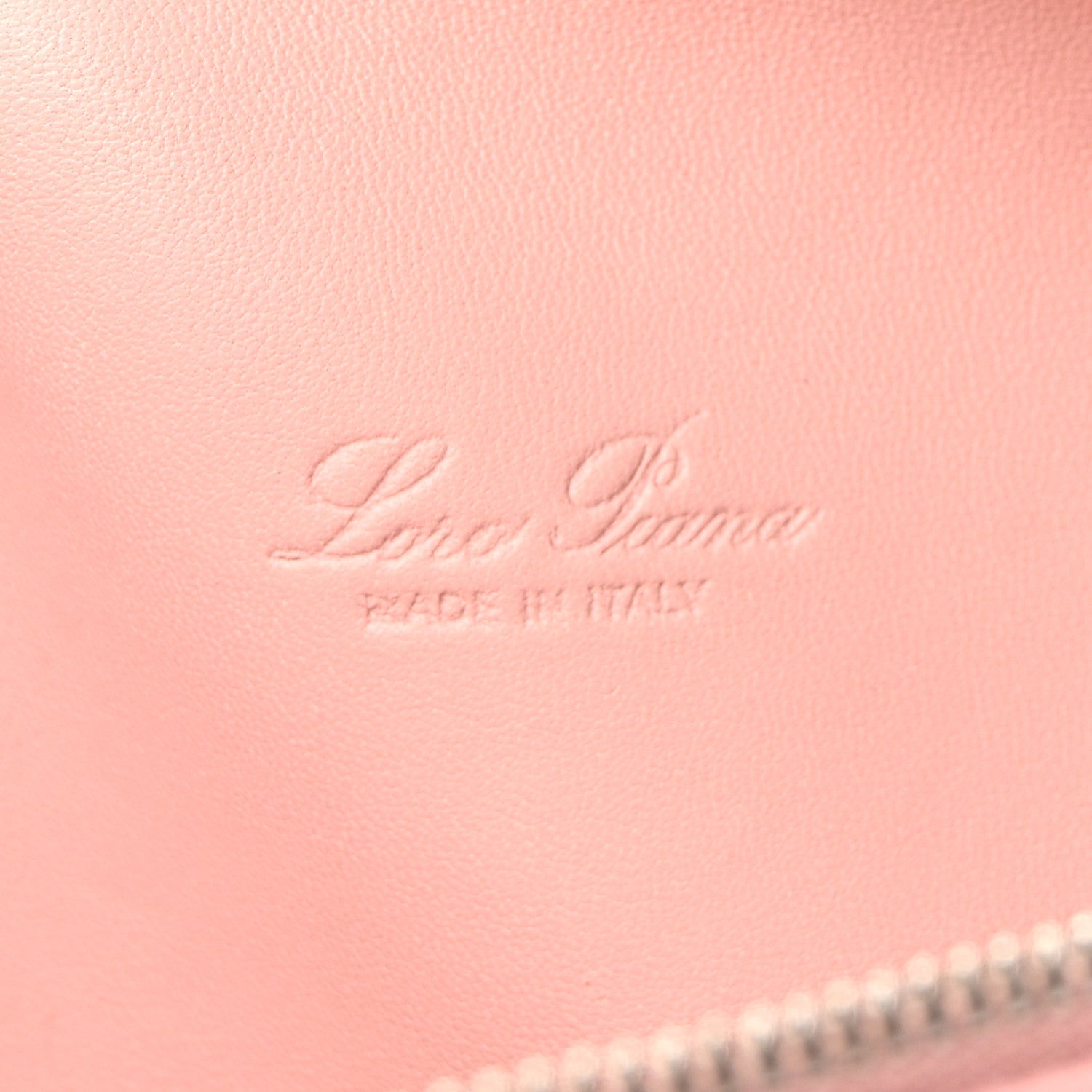 Grained Calfskin L19 Extra Pocket Pouch Rosa