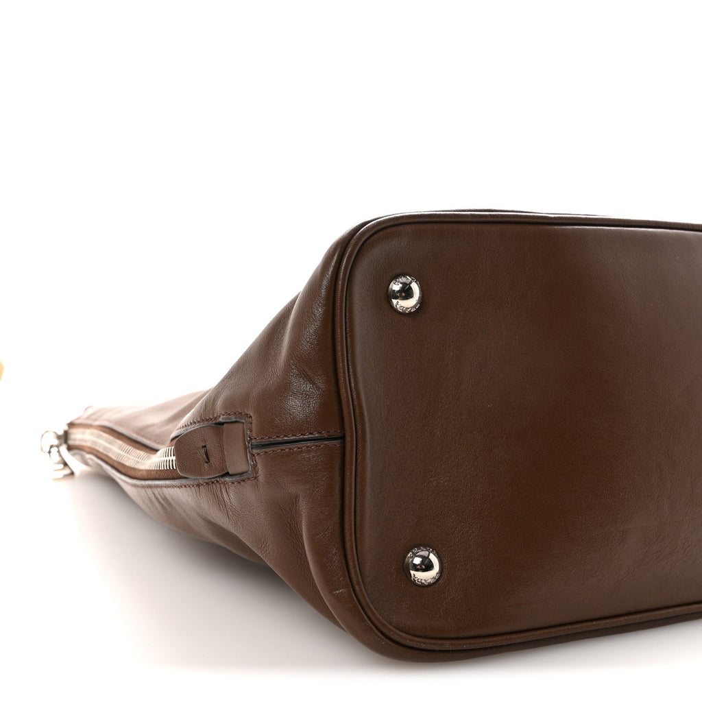 Soft Calf Shopping Tote Palissandro