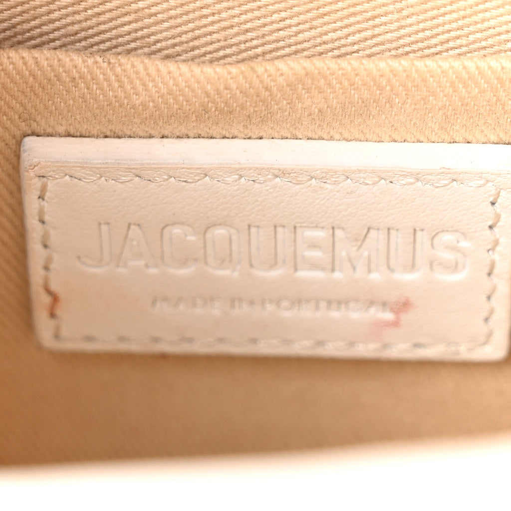 Smooth Calfskin Le Chiquito Moyen White