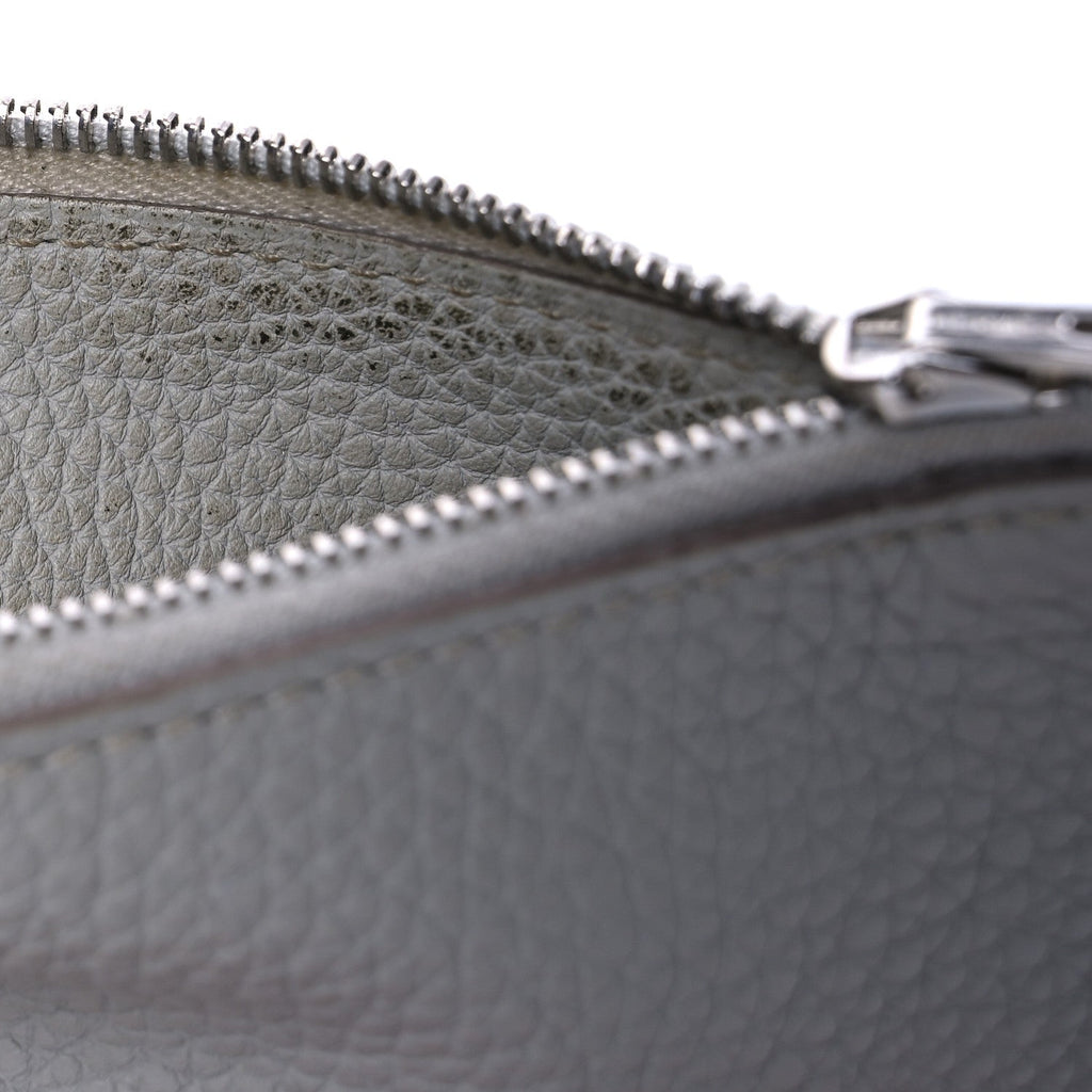 Togo Dogon Duo Wallet Rouge Garance Gris Mouette