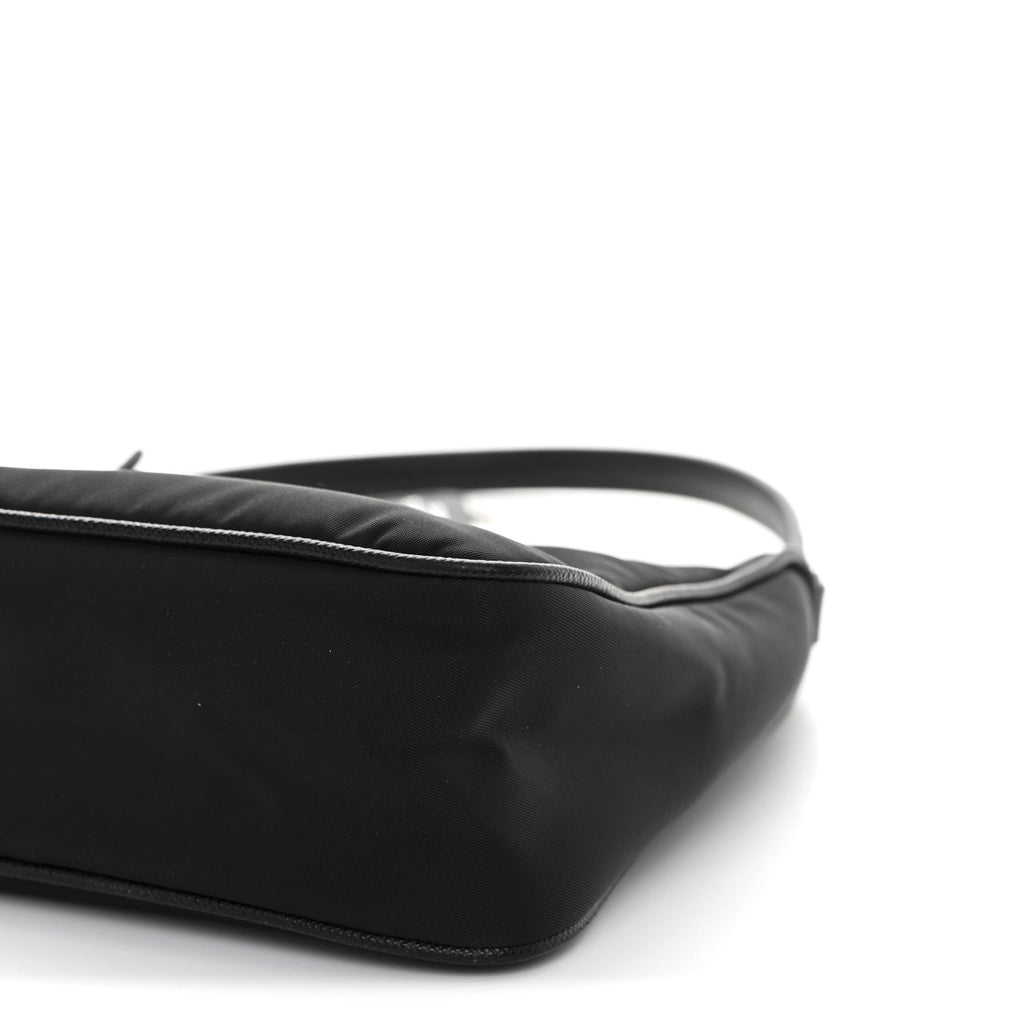 Tessuto Nylon Saffiano Mini Re-Edition 2005 Bag Black