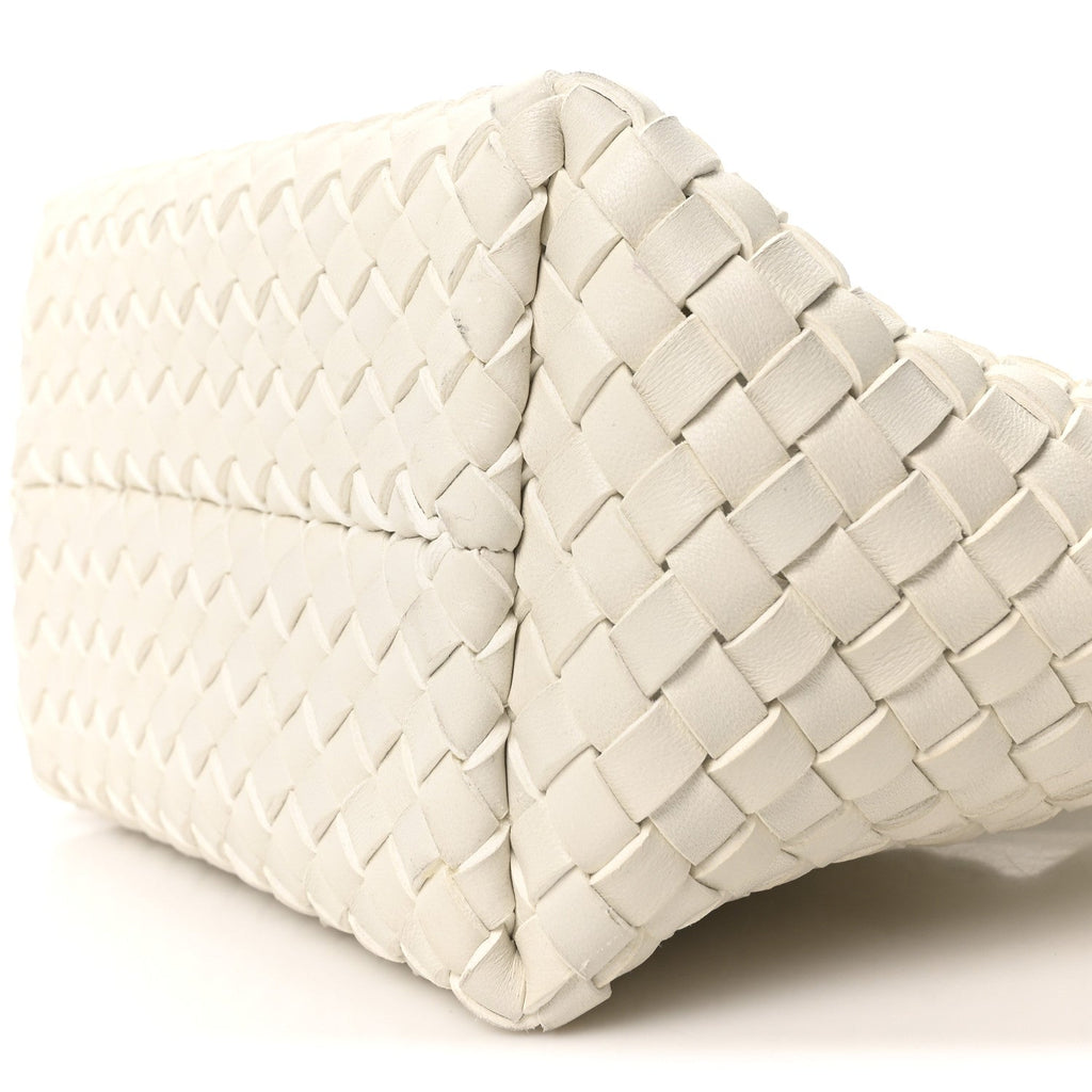 Nappa Intrecciato Mini Cabat White
