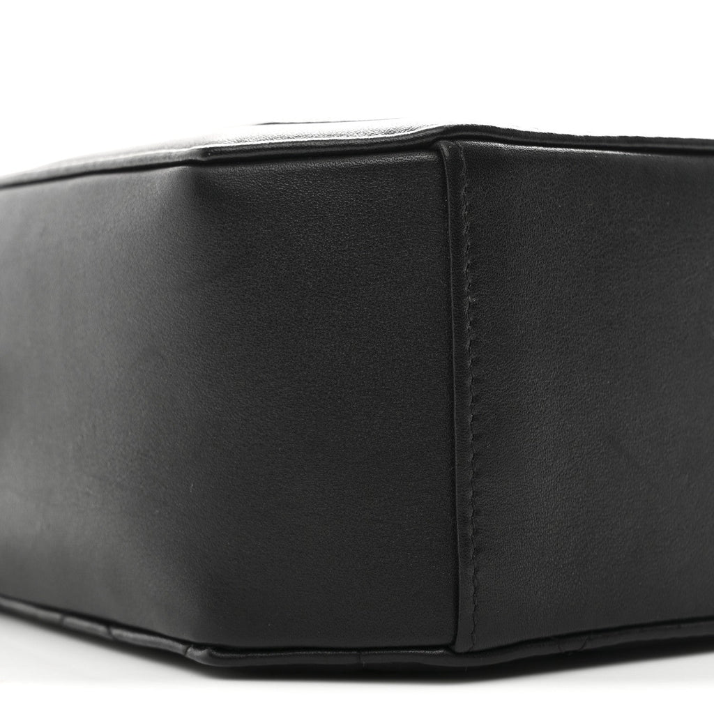 Calfskin CC Clock Camera Case Black
