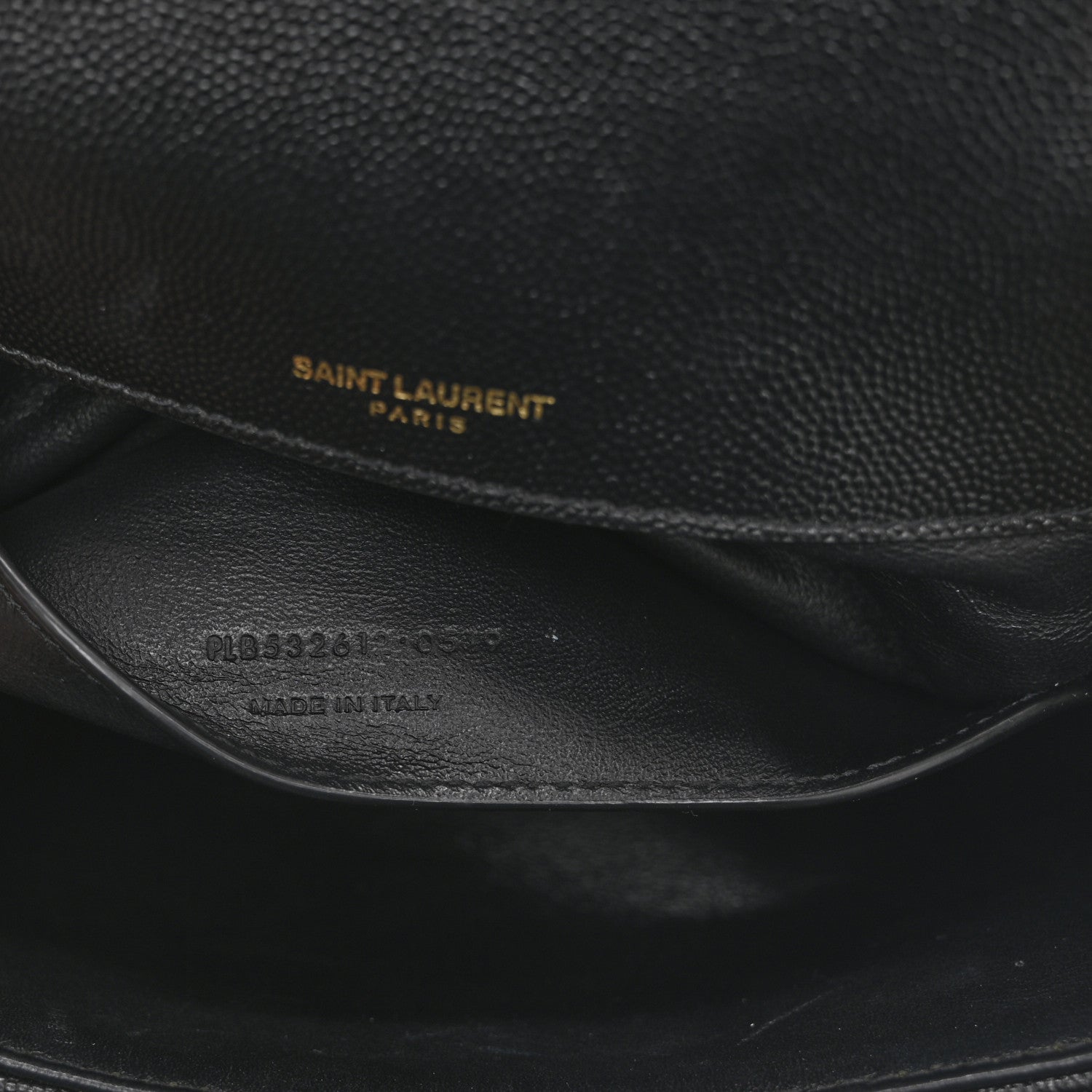 Grain De Poudre Matelasse Monogram Medium Vicky Chain Bag Black
