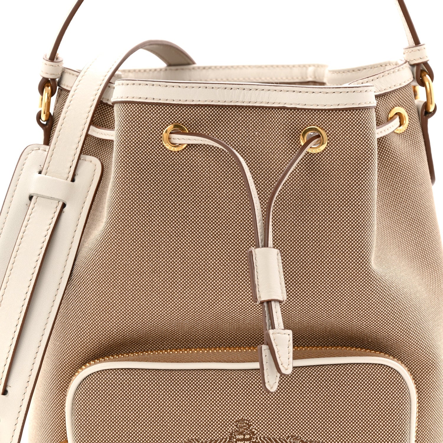 Jacquard Logo Mini Bucket Crossbody Bag Corda Talco