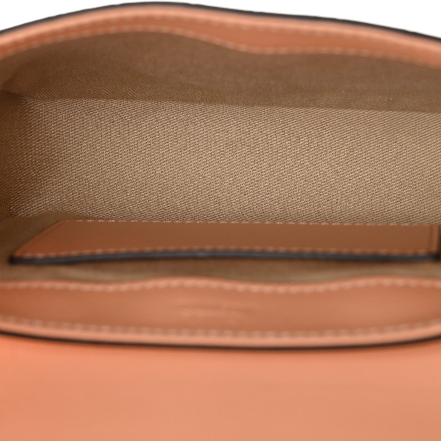 Calfskin Crocodile Embossed Mini C Double Carry Milky Orange