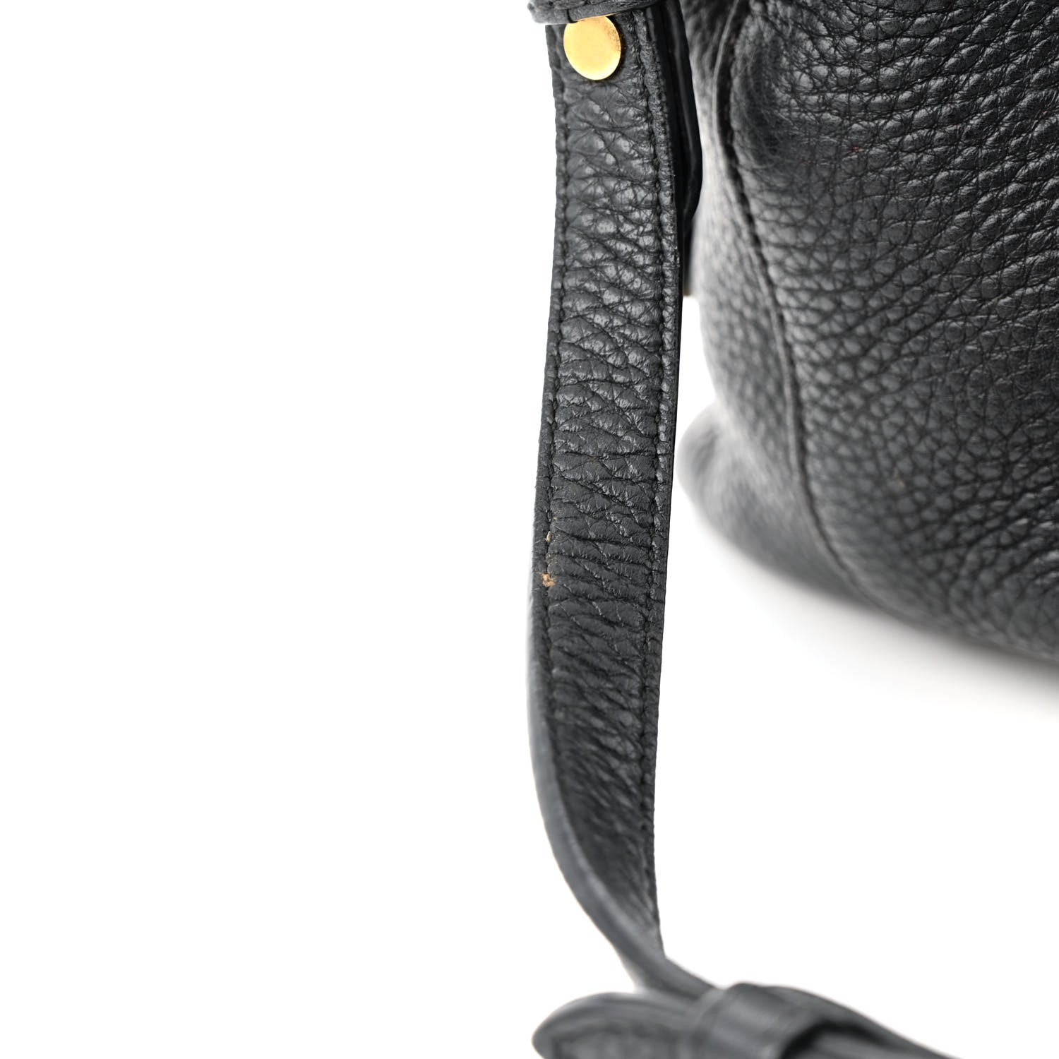 Vitello Daino Small Tote Black