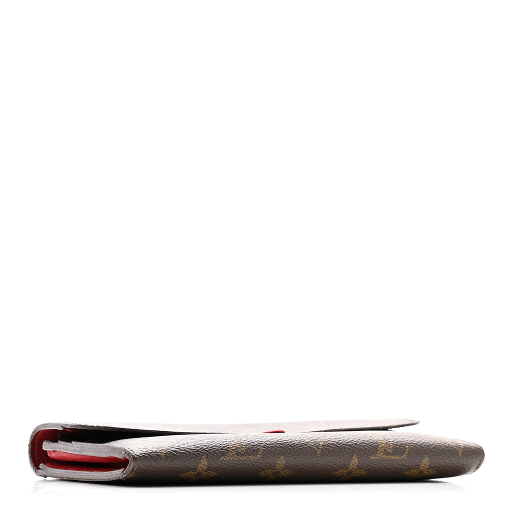 Monogram Emilie Wallet Rouge