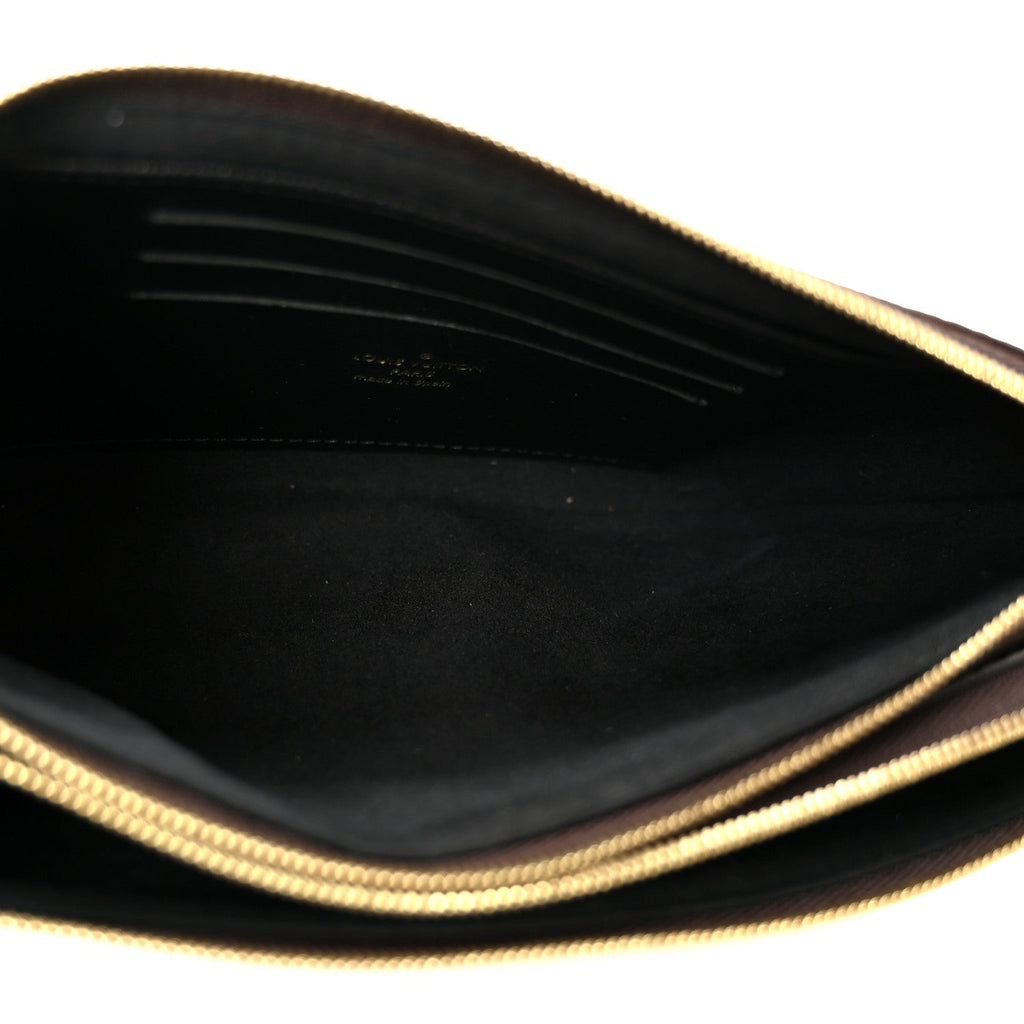 Reverse Monogram Giant Double Zip Pochette