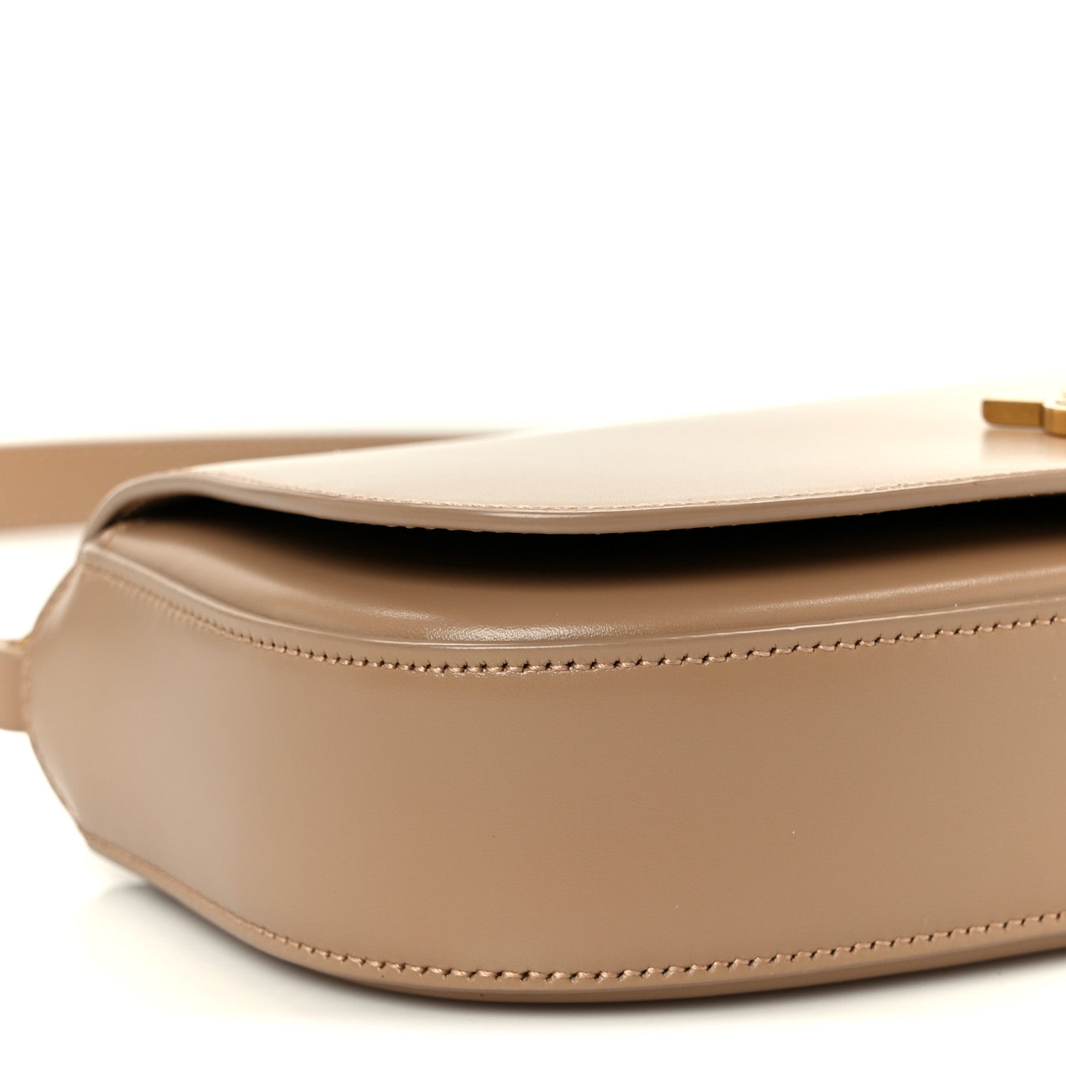 Box Calfskin Mini Voltaire Shoulder Bag Dark Cork