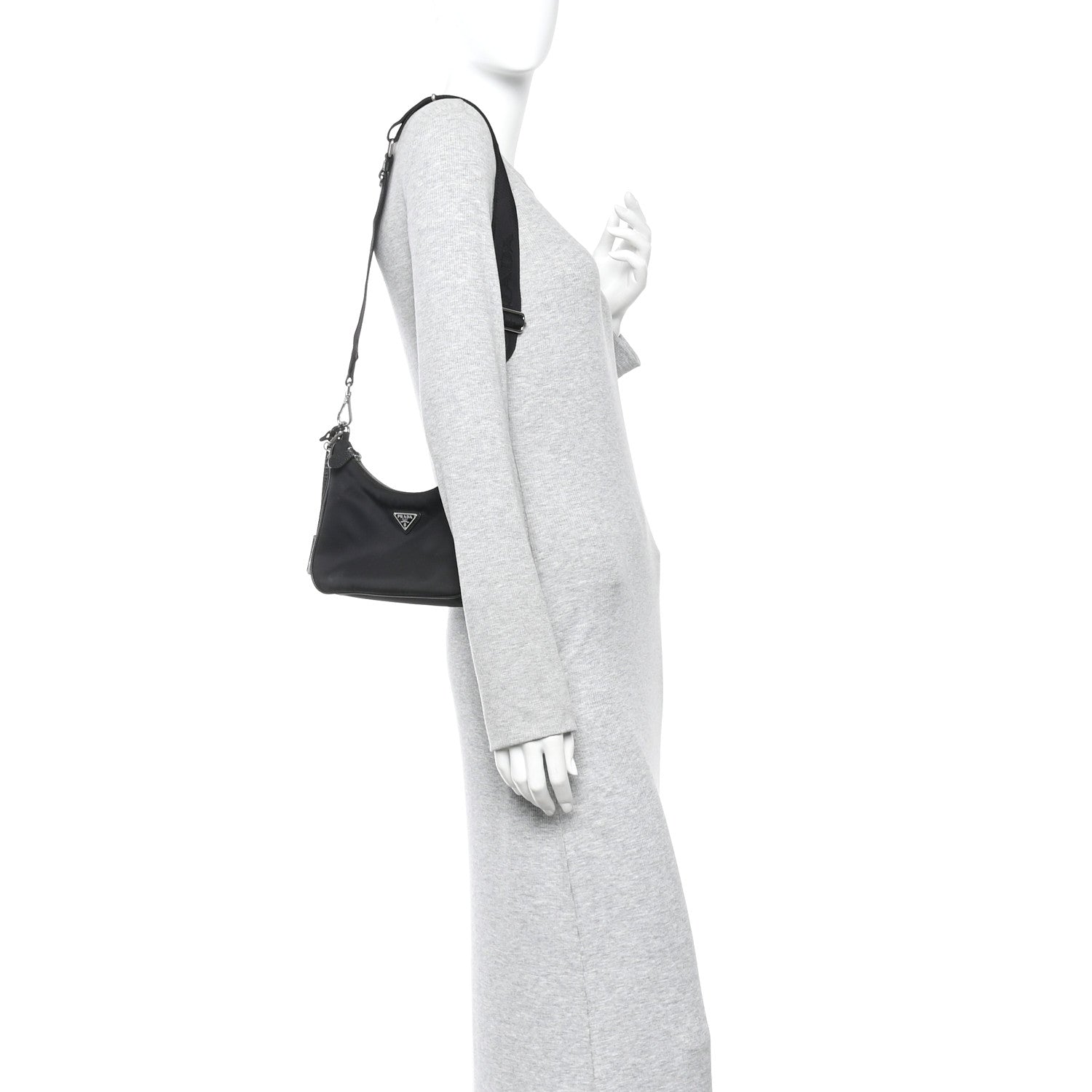 Nylon Re-Edition 2005 Shoulder Bag Black