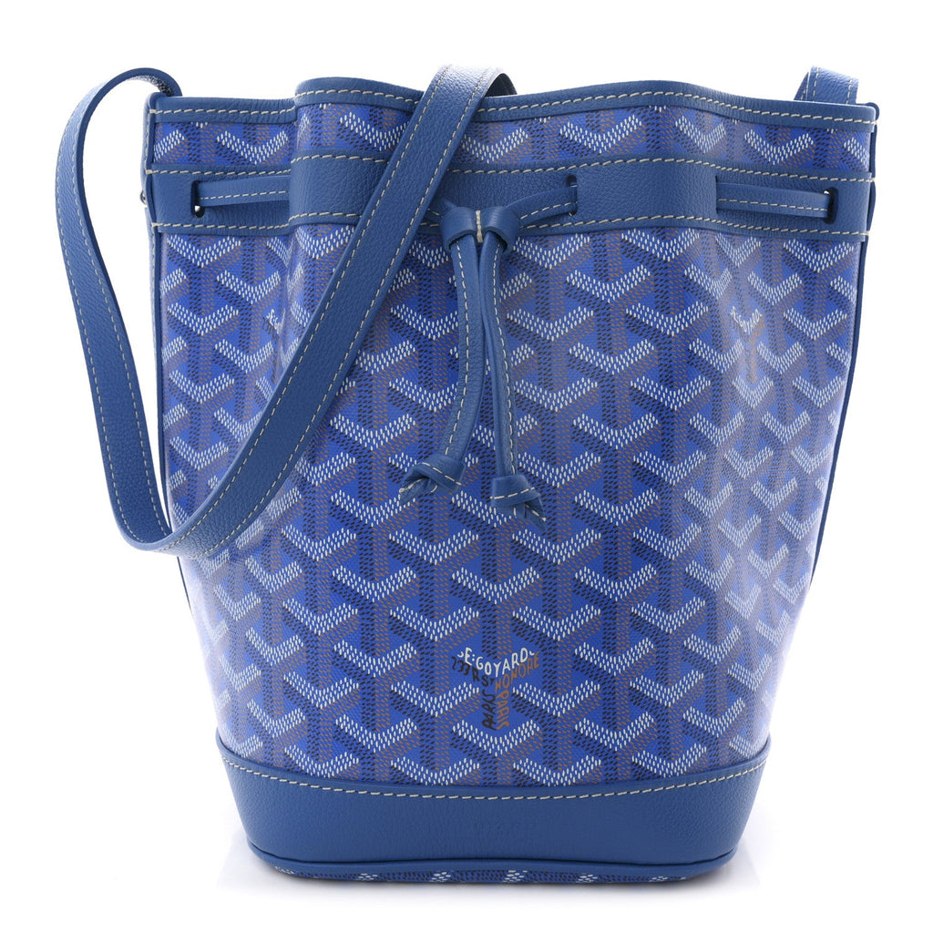 Goyardine Petit Flot Bucket Bag PM Sky Morning