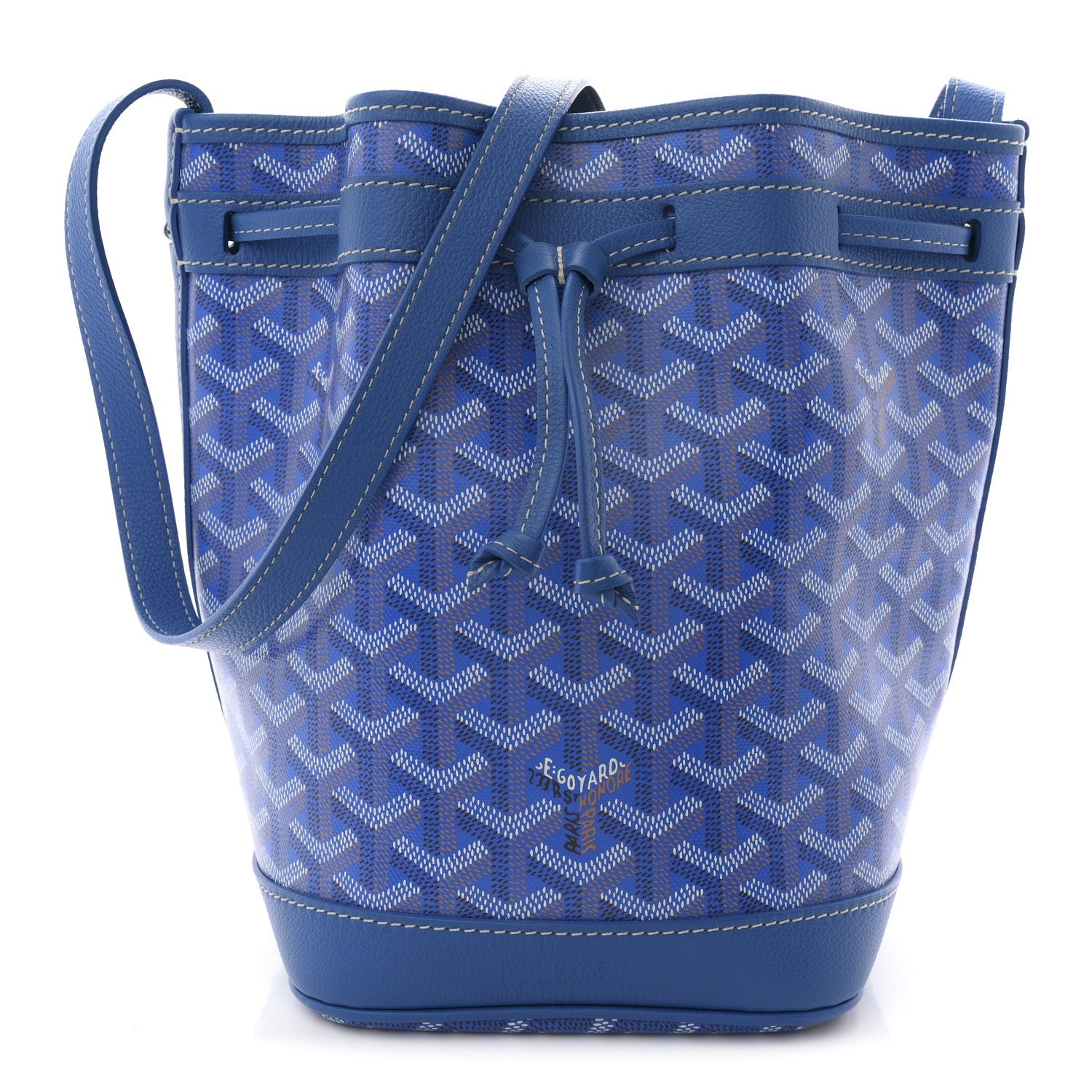 Goyardine Petit Flot Bucket Bag PM Sky Morning