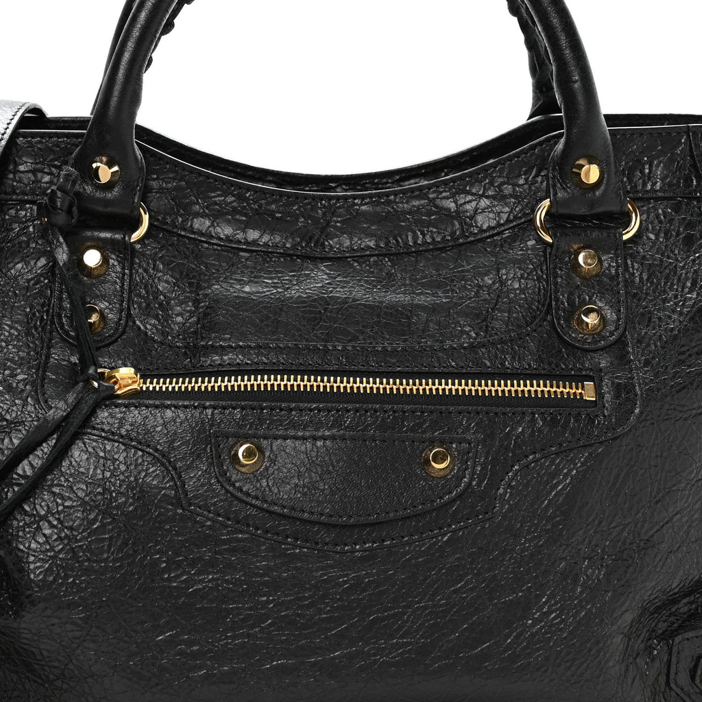 Agneau Classic Gold Hardware City Black