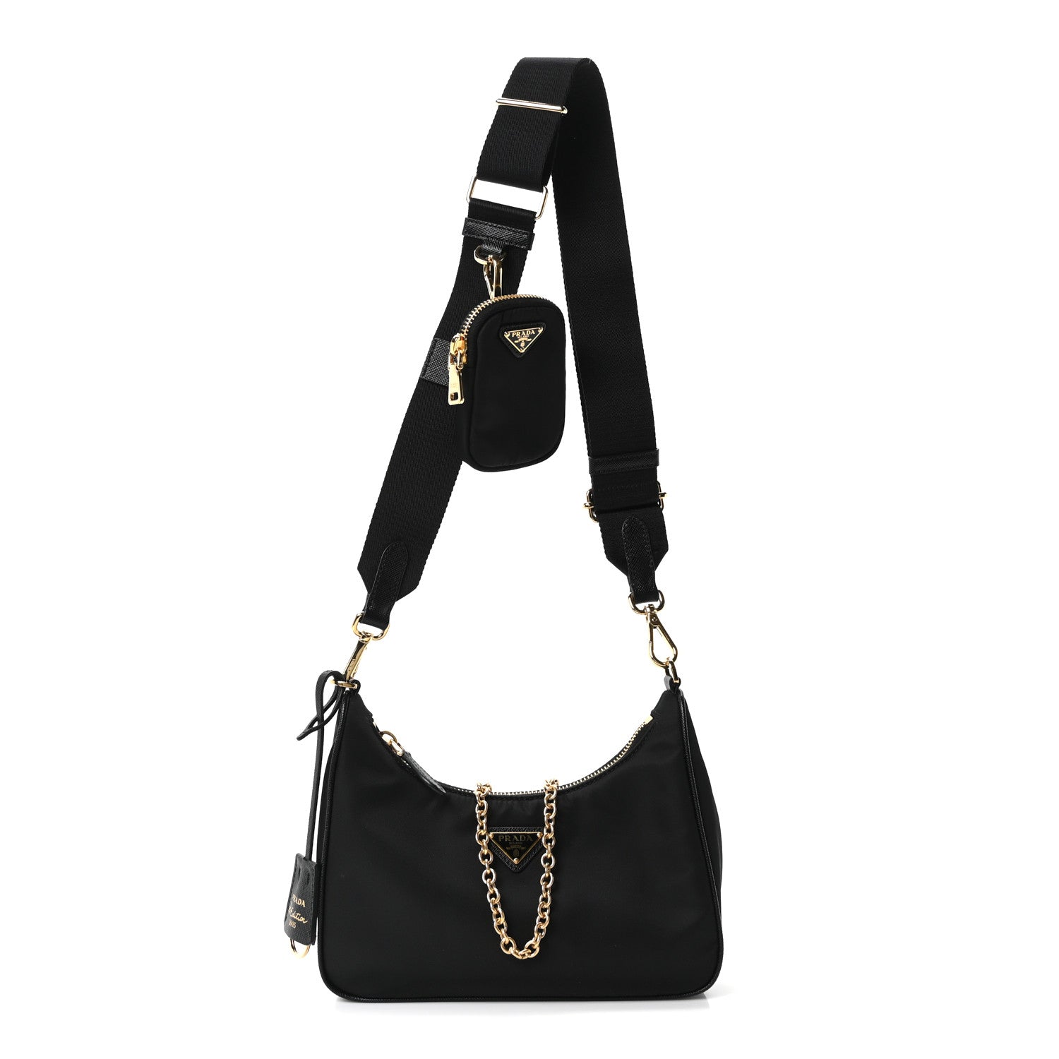 Nylon Re-Edition 2005 Shoulder Bag Black