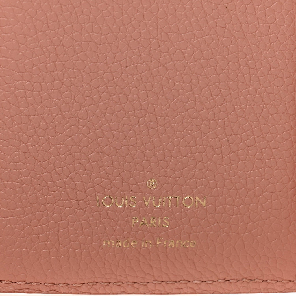 Empreinte Monogram Giant Victorine Wallet Rose Trianon Creme