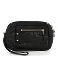 Agneau Arena Classic Hardware Grip Wallet Black
