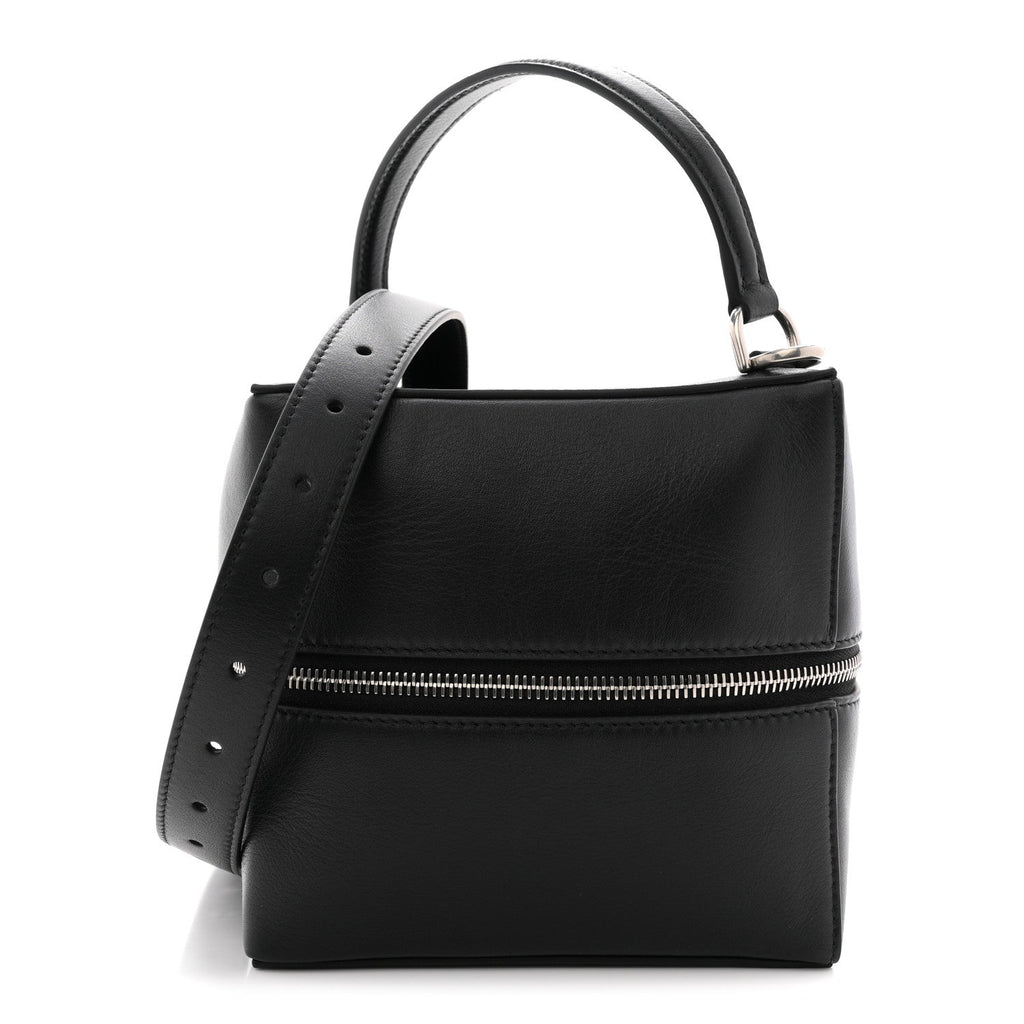 Dolly Calfskin 4X4 Shoulder Bag Black White
