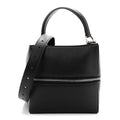Dolly Calfskin 4X4 Shoulder Bag Black White
