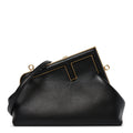 Shiny Nappa Small Fendi First Black