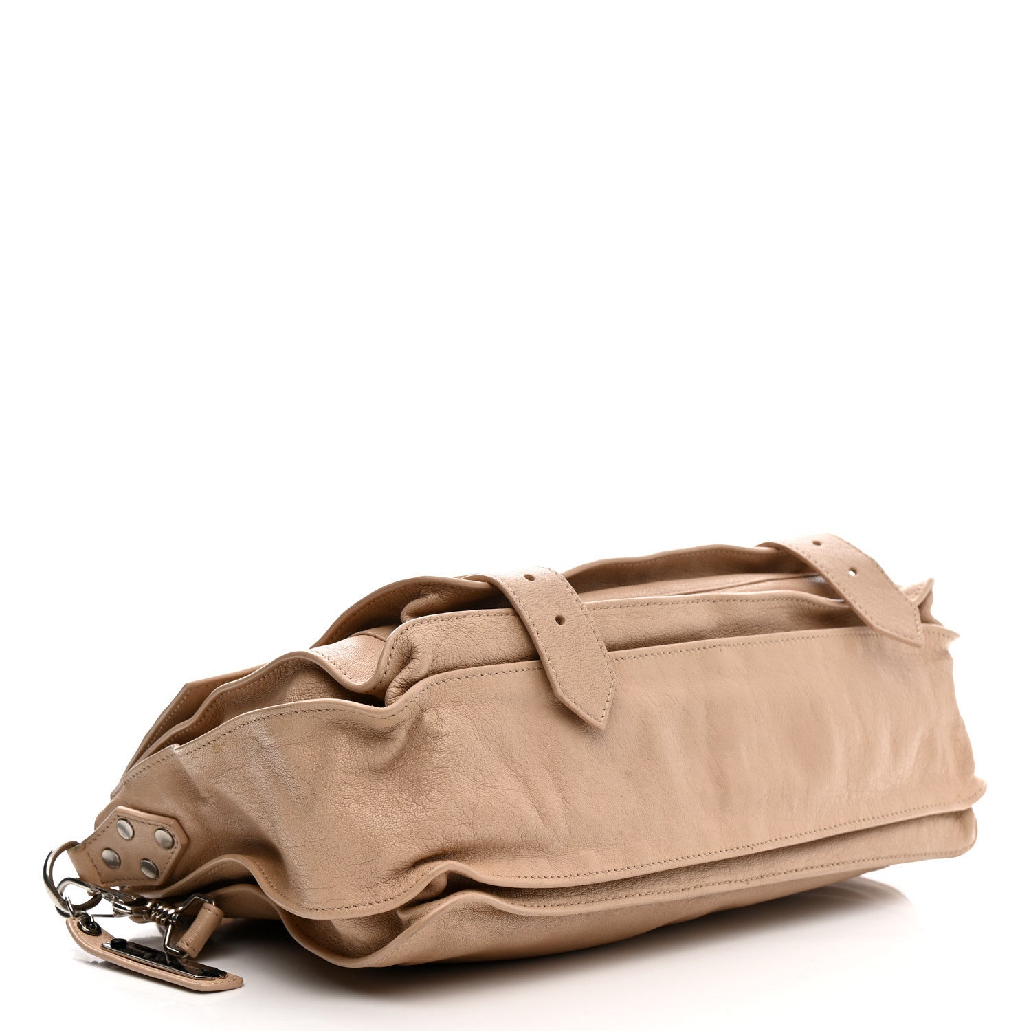 Lambskin Medium PS1 Satchel Nude