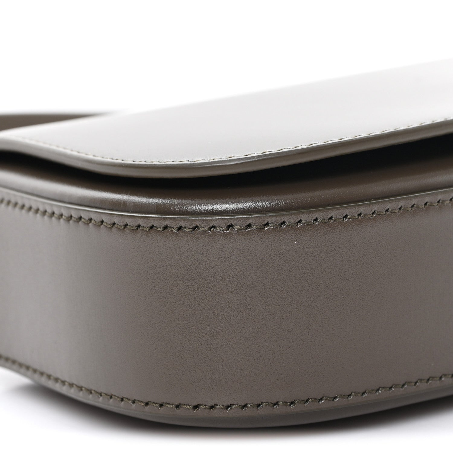 Box Calfskin Mini Voltaire Shoulder Bag  Deep Musk