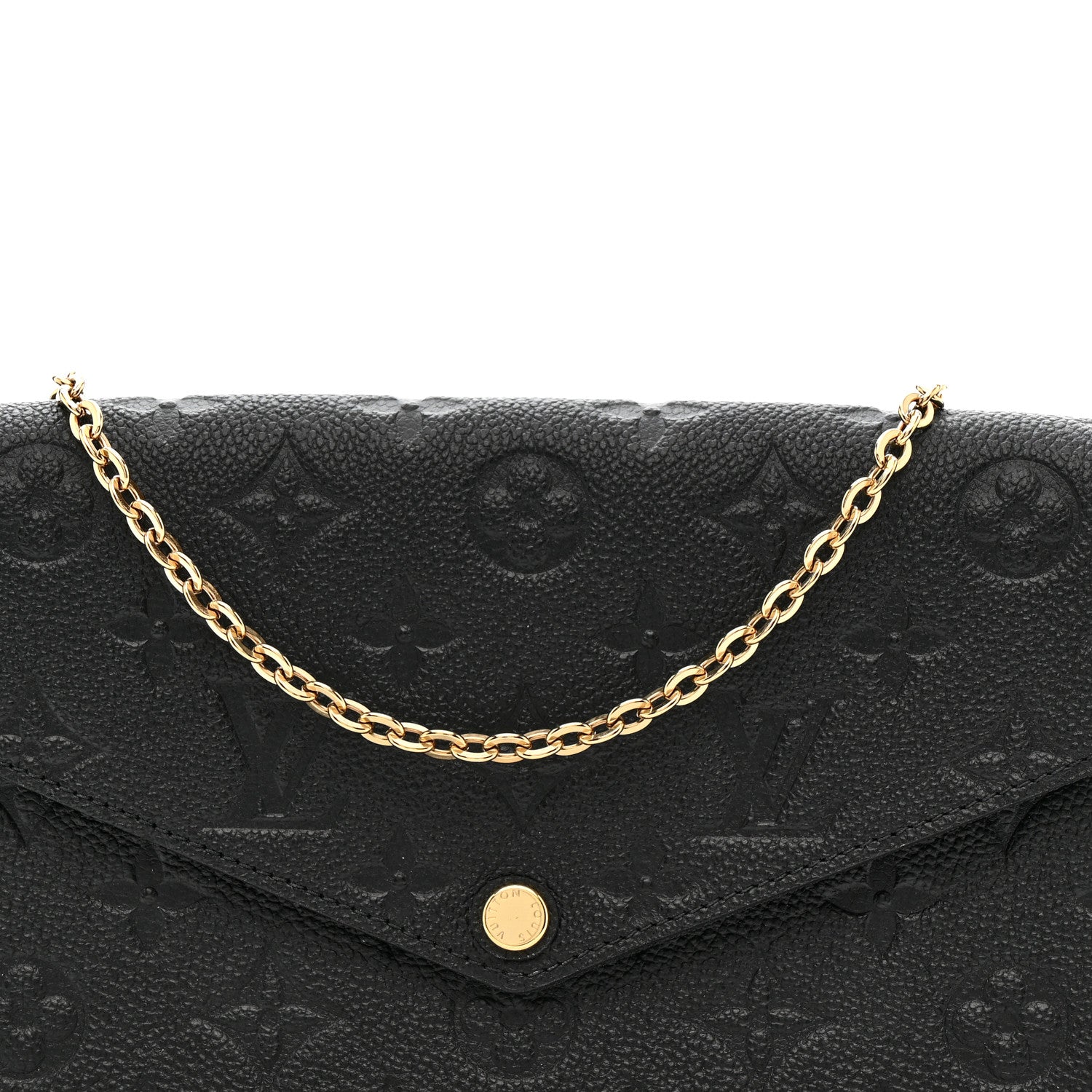 Empreinte Pochette Felicie Chain Wallet Black