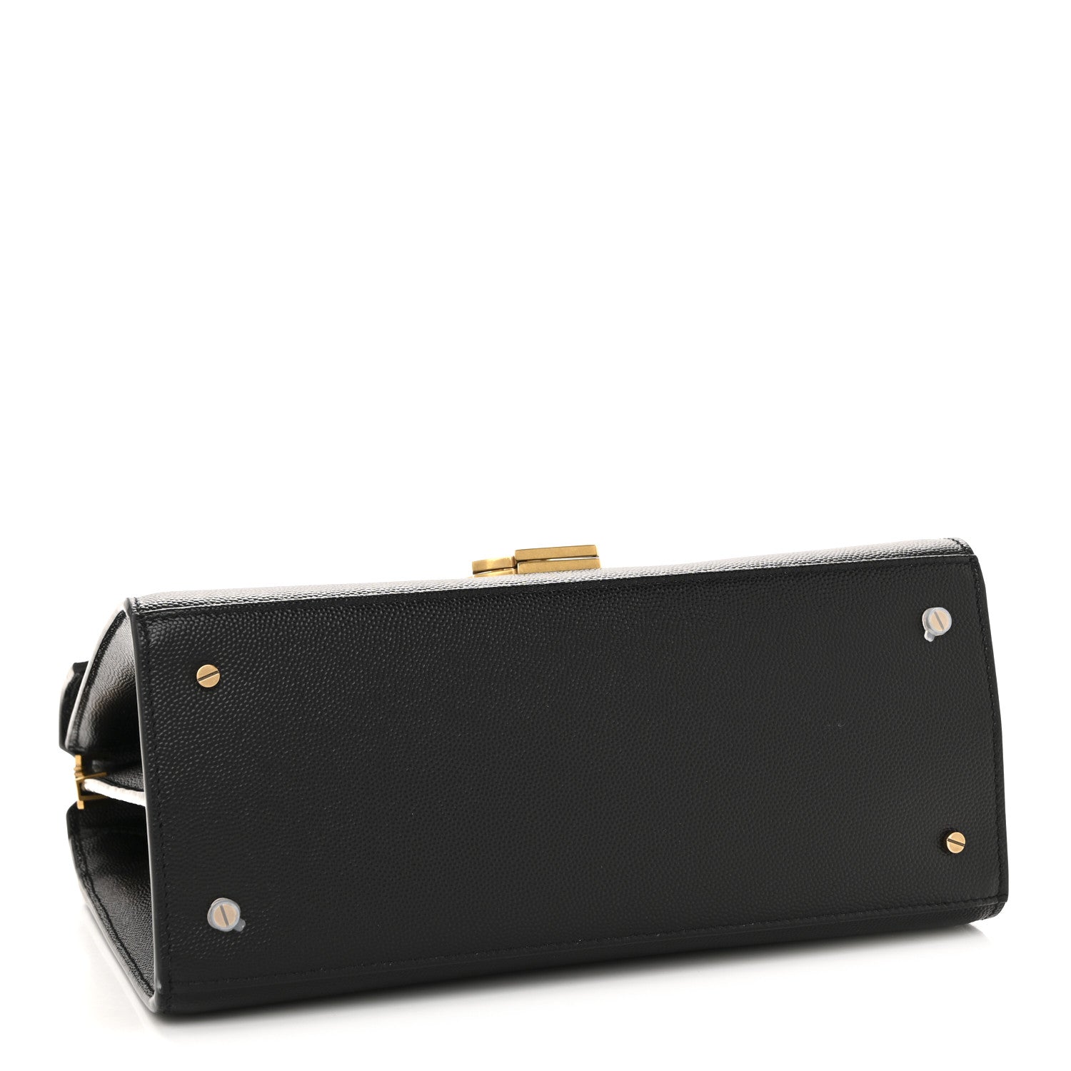 Grain de Poudre Medium Classic Monogram Cassandra Top Handle Black Rouge Legion