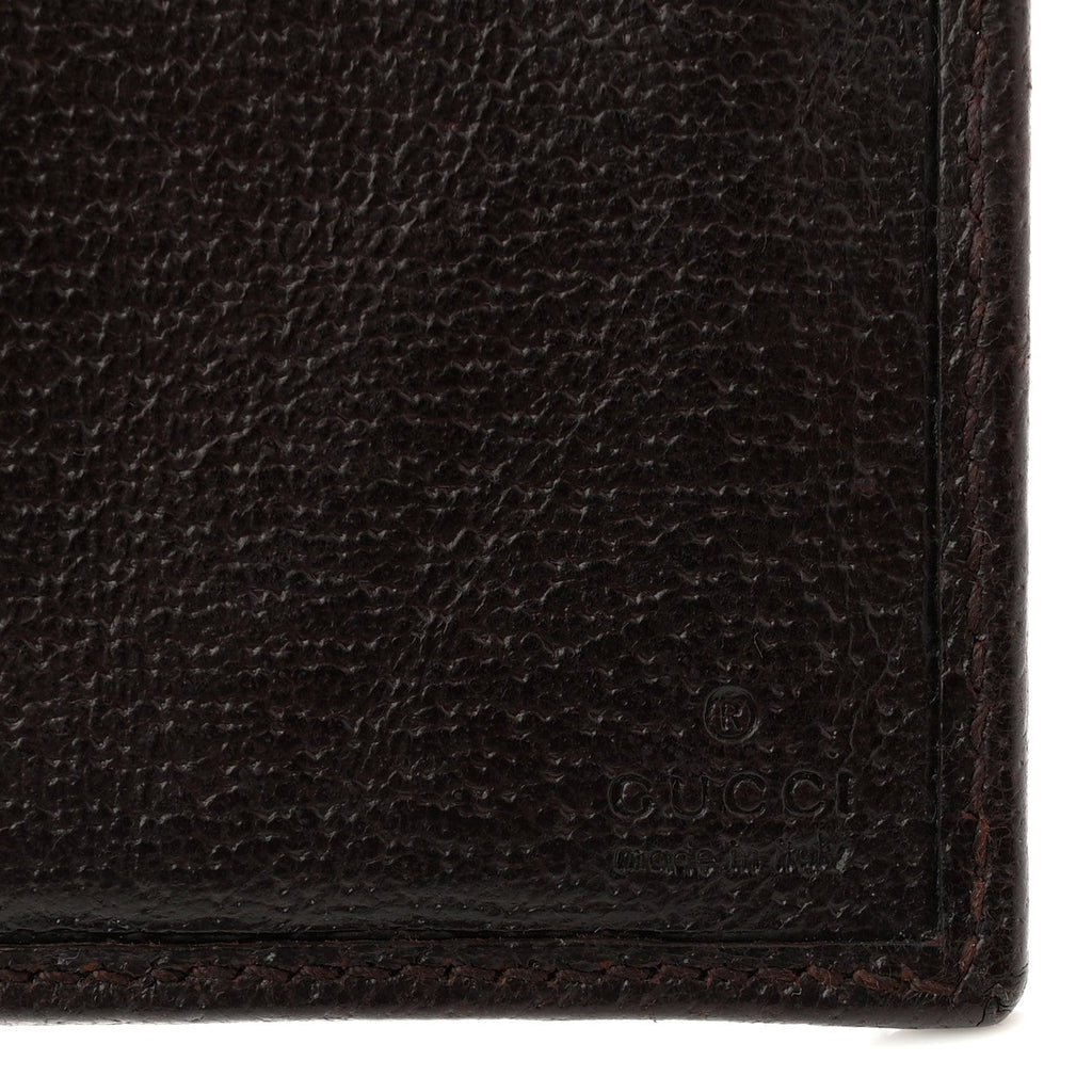 Monogram Calfskin Ladies Web Continental Wallet Beige Ebony Cocoa