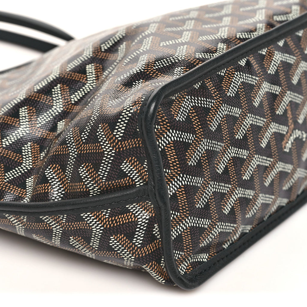 Goyardine Reversible Mini Anjou Black