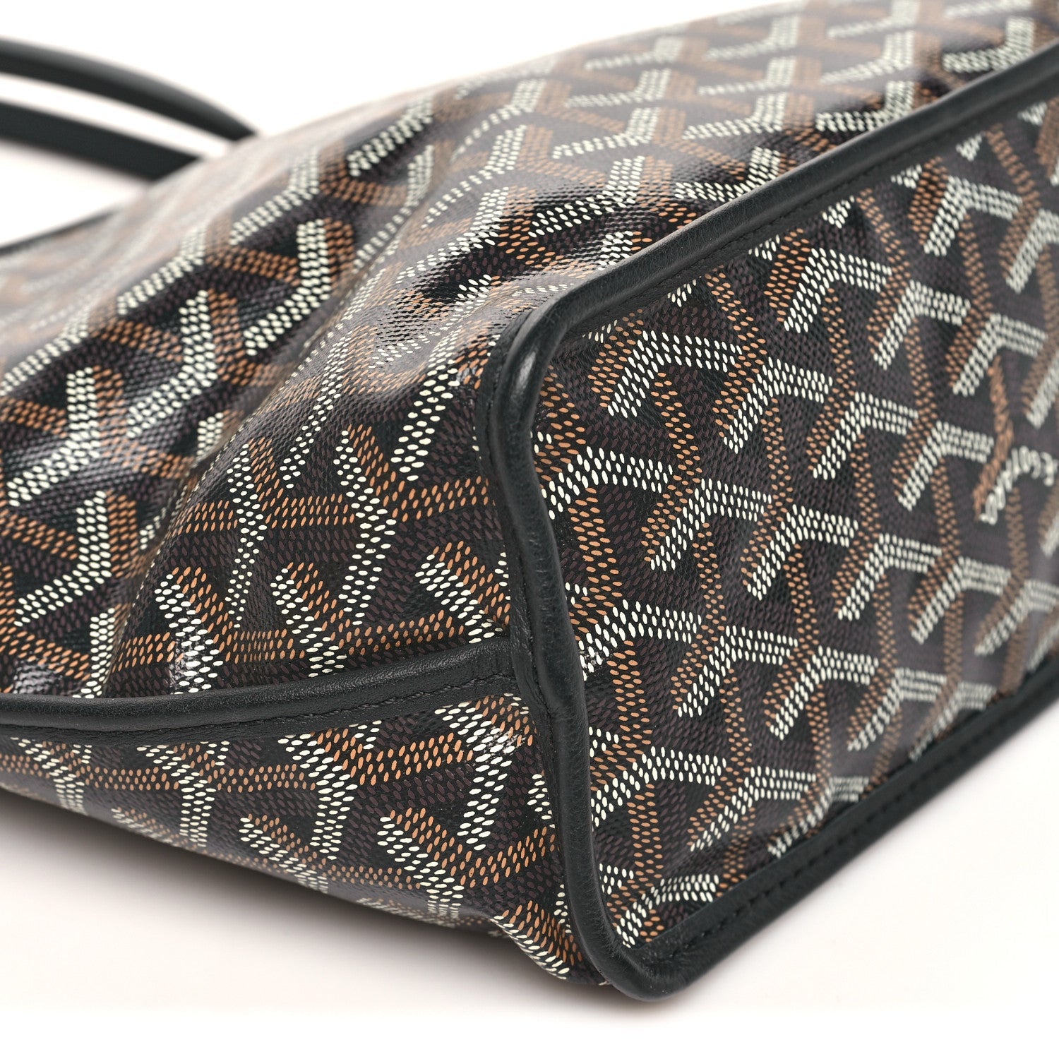 Goyardine Reversible Mini Anjou Black