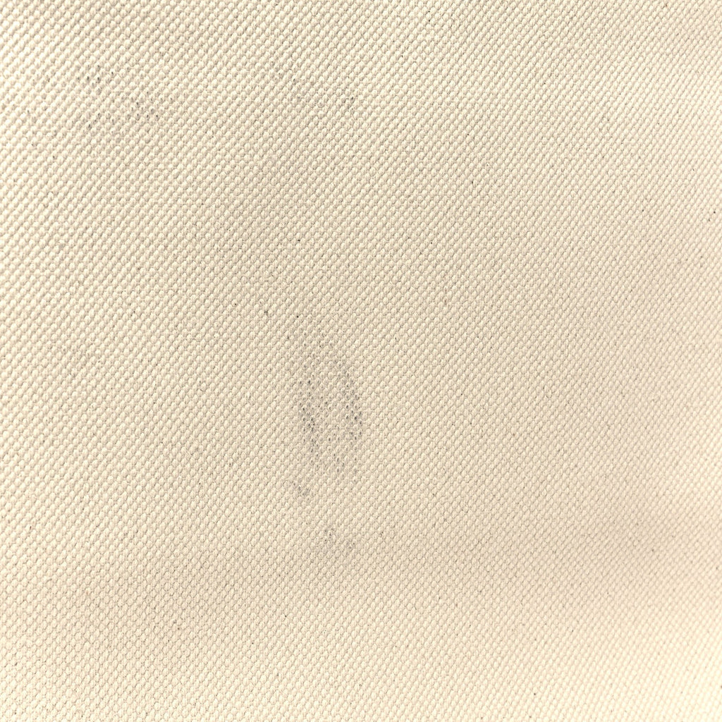 Canvas Calfskin Logo Print Vertical Cabas Natural Tan