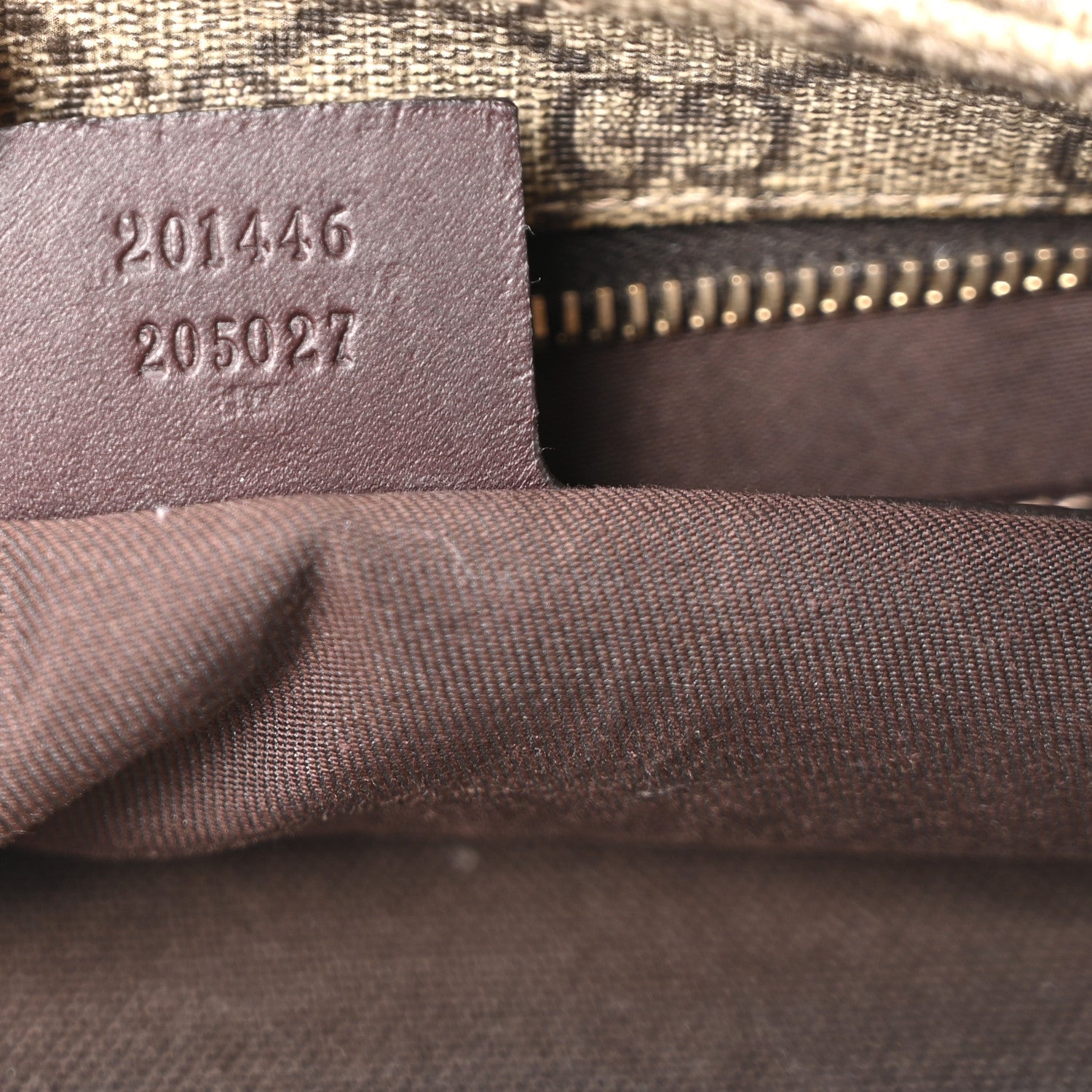 GG Supreme Monogram Medium Flat Messenger Bag Dark Brown