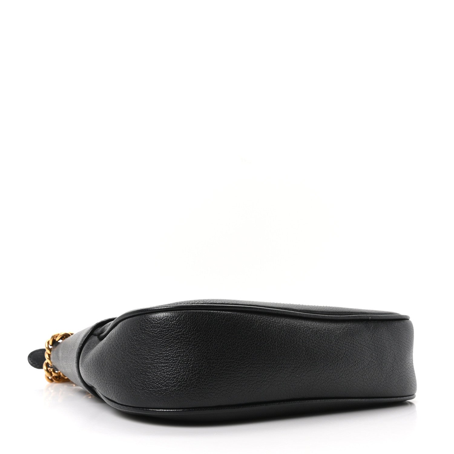 Goatskin Small Aphrodite Shoulder Bag Black