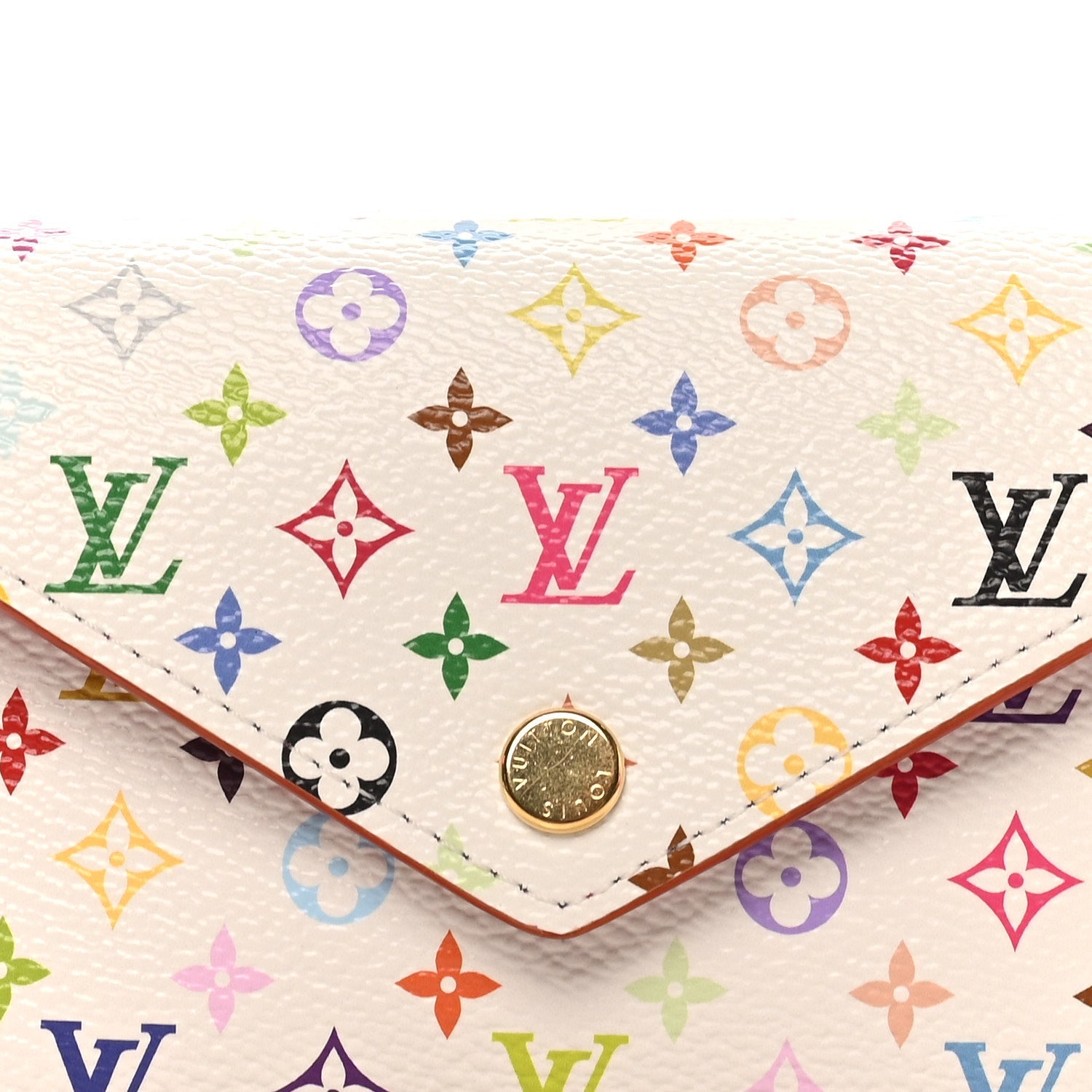 LV x TM Monogram Multicolor Victorine Wallet White