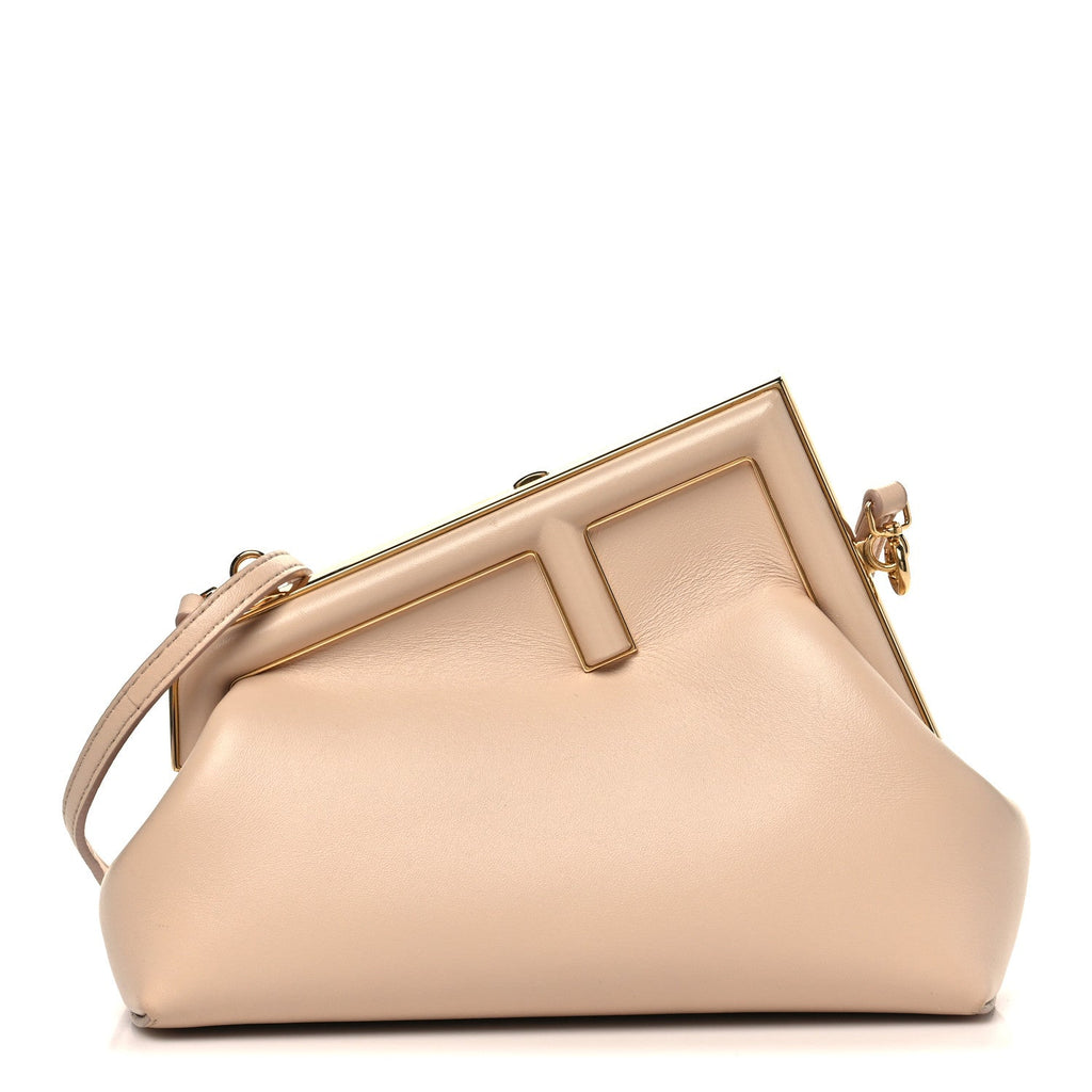 Shiny Nappa Small Fendi First Poudre