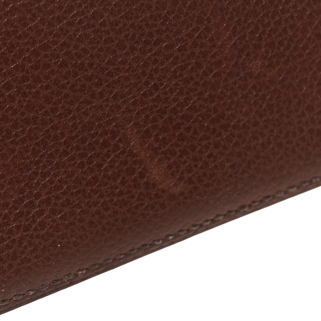 Evercolor Citizen Twill Long Wallet Chocolate
