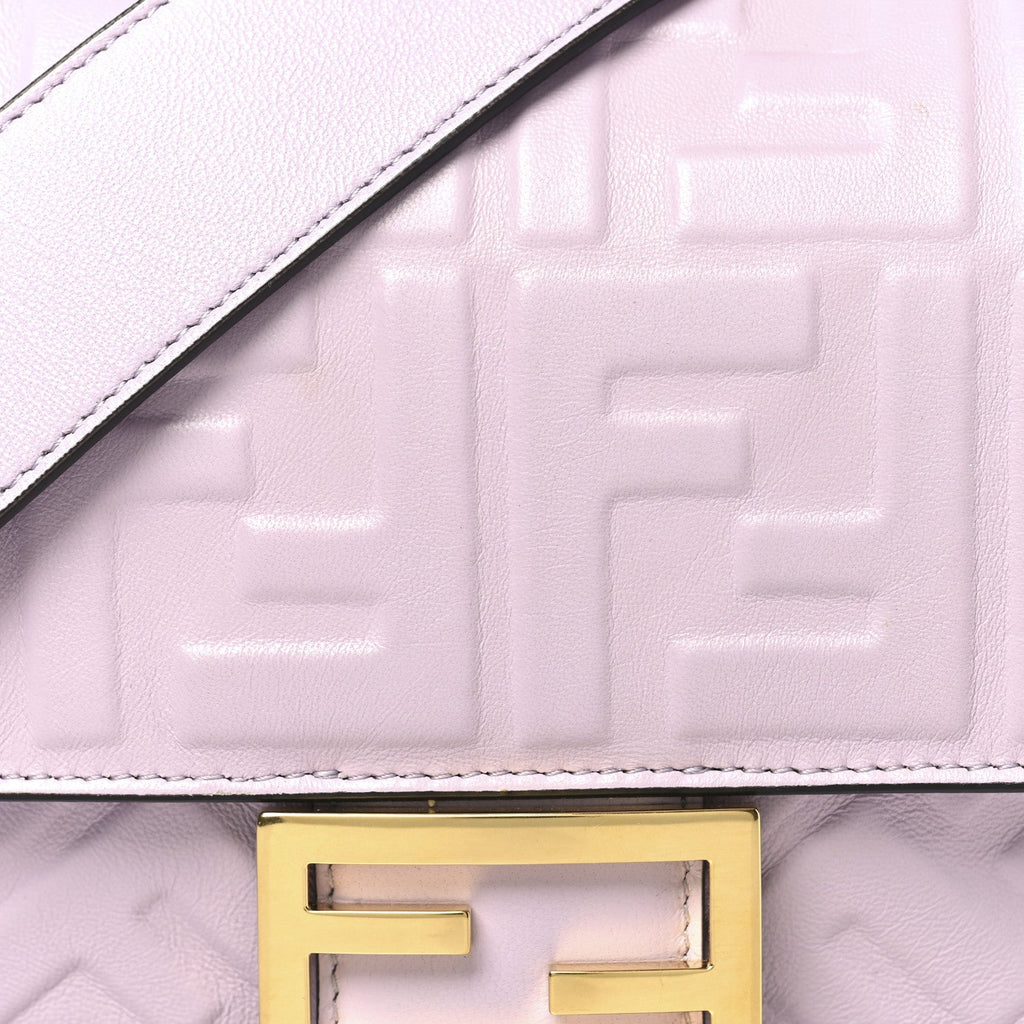 Nappa FF 1974 Embossed Baguette Anemone