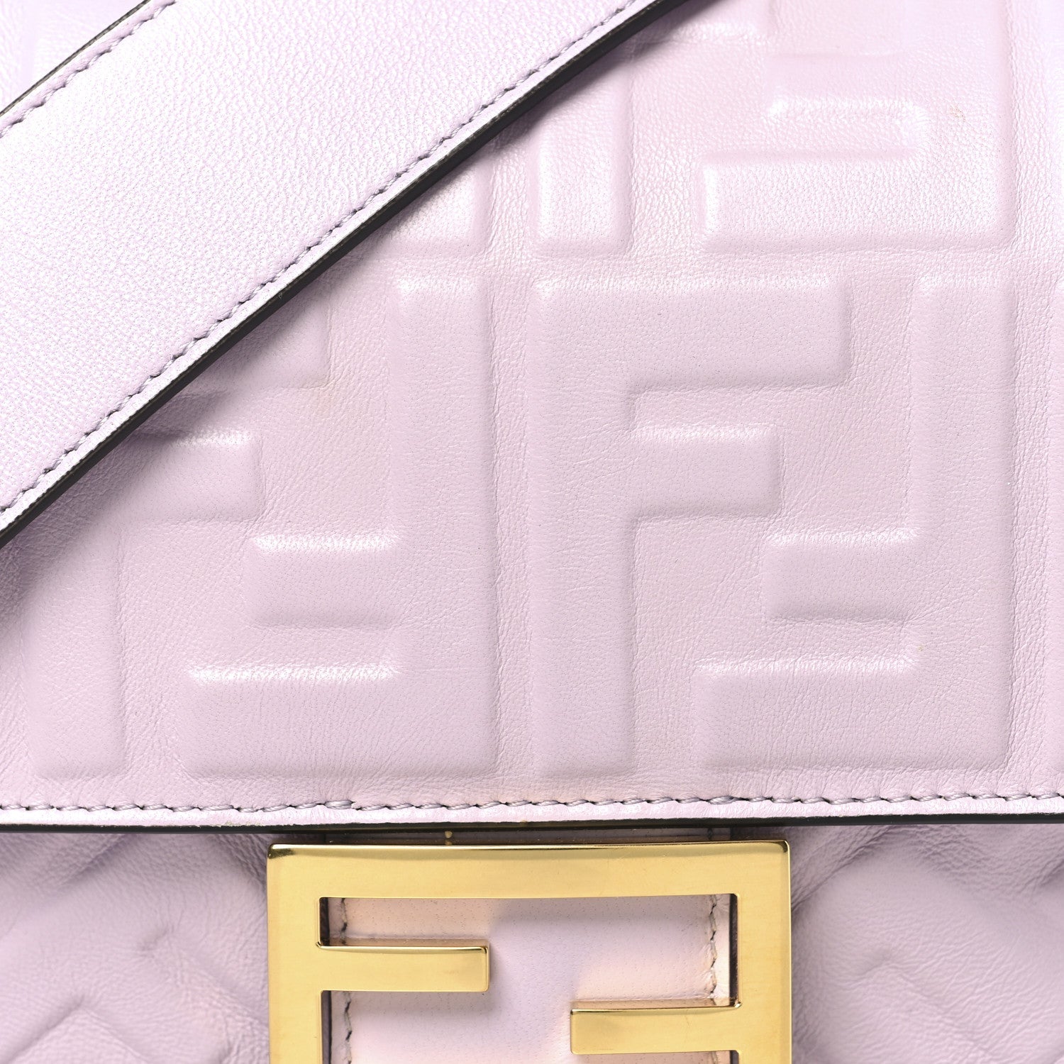 Nappa FF 1974 Embossed Baguette Anemone