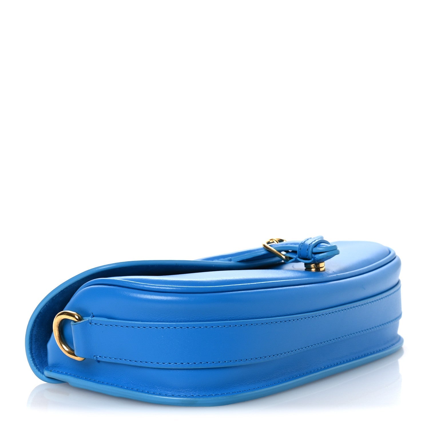 Box Calfskin East West Bobby Bag Reef Blue