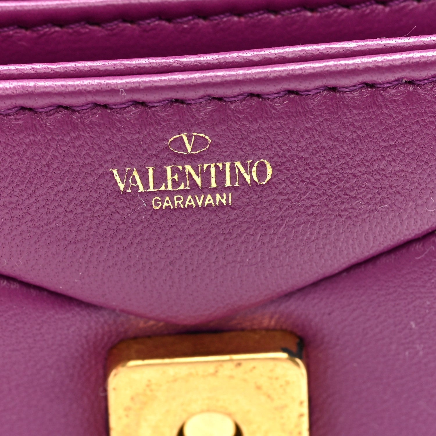 Nappa Micro One Stud Chain Bag Prune