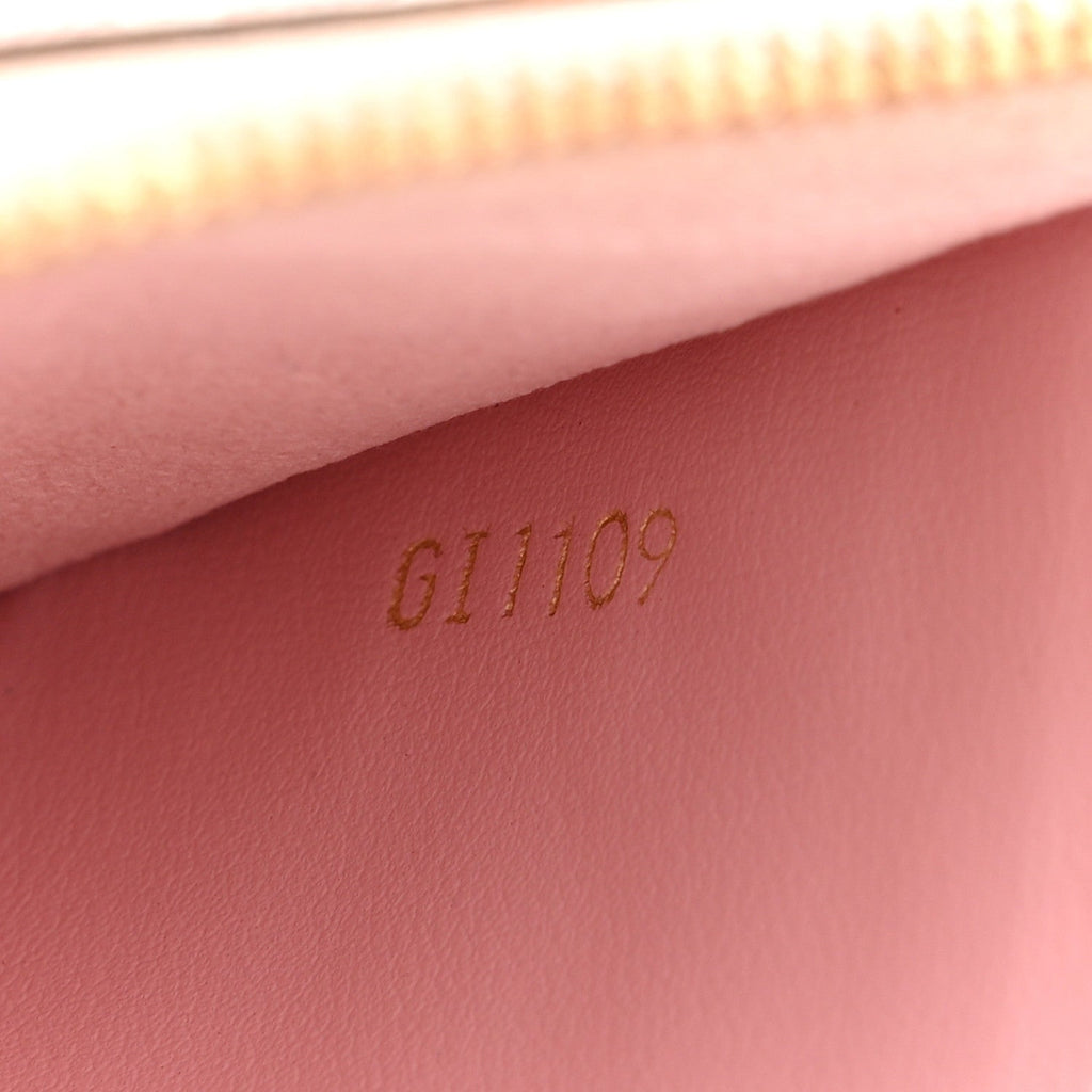 Monogram Giant Double Zip Pochette Rouge