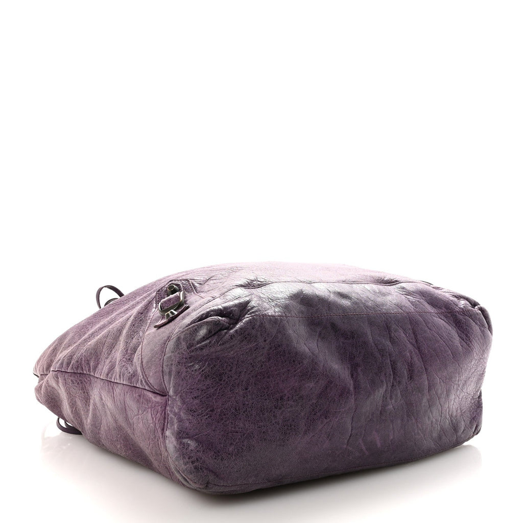 Agneau Classic Hardware Day Hobo Raisin