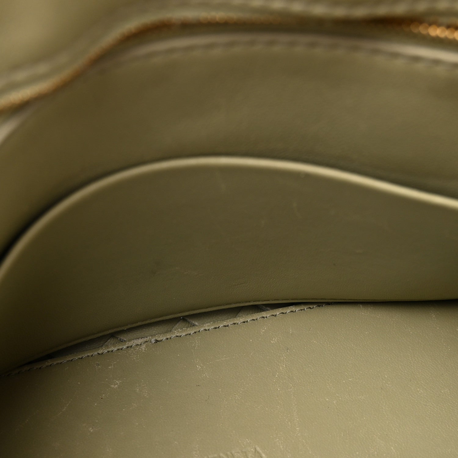 Nappa Intrecciato Small Andiamo Shoulder Bag Travertine
