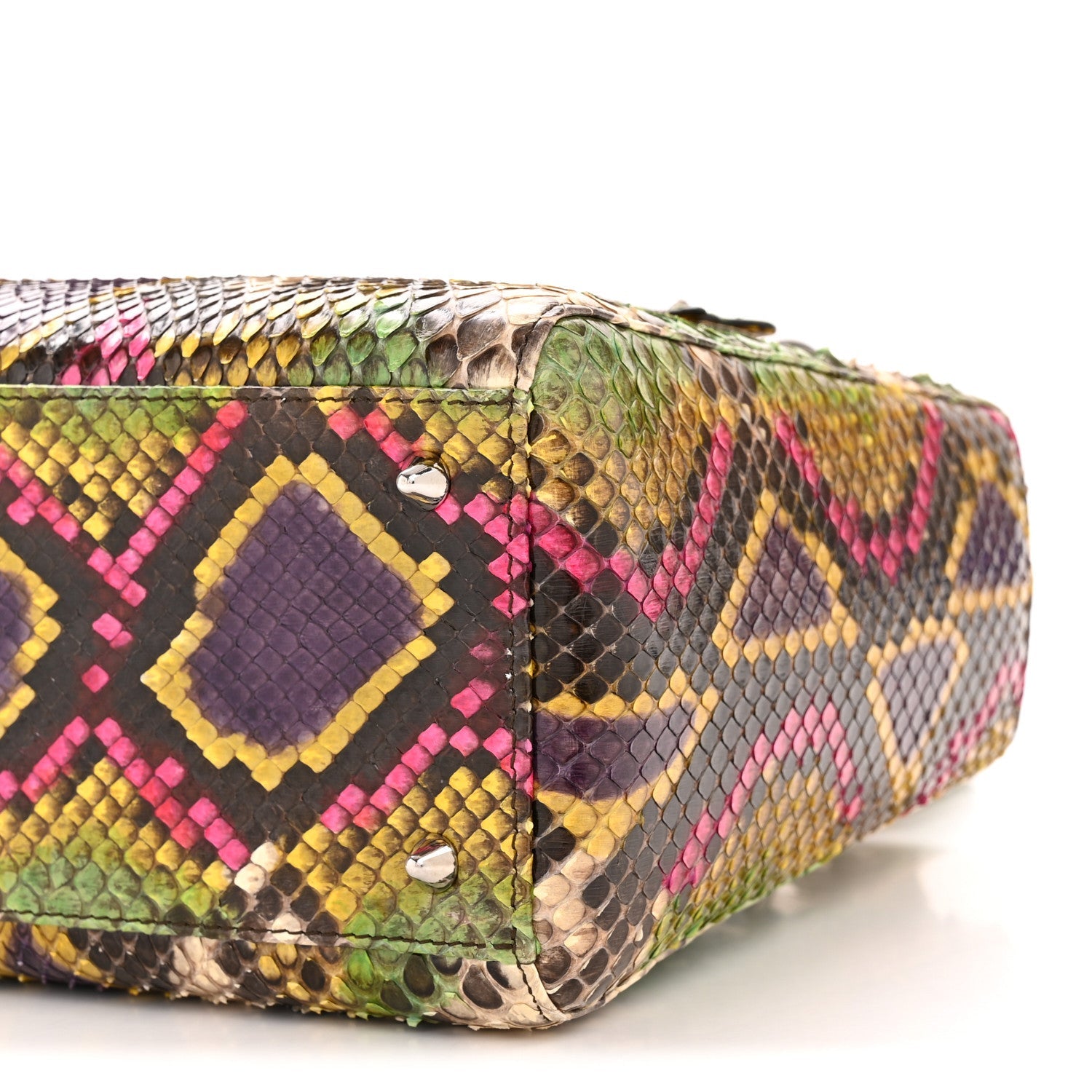 Snakeskin Medium Lady Dior Multicolor